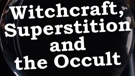 Jewish occult beliefs and witchcraft